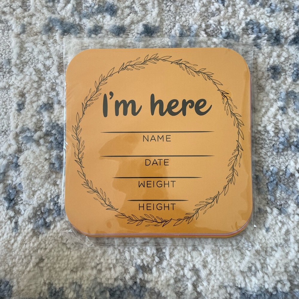 Baby Milestone Cards